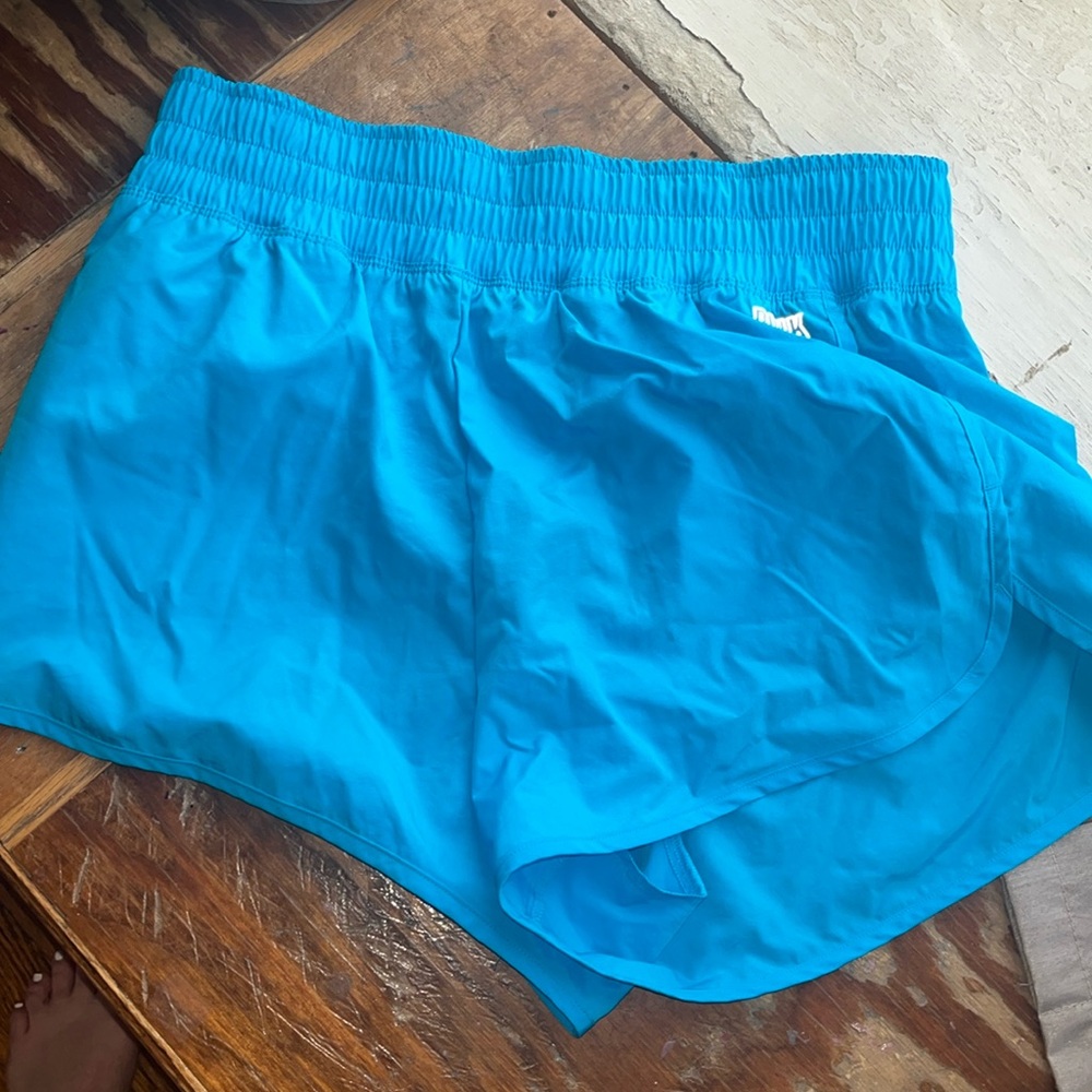 Pink wind breaker material Mom shorts
